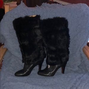 Fur boots